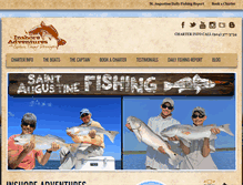 Tablet Screenshot of inshoreadventures.net